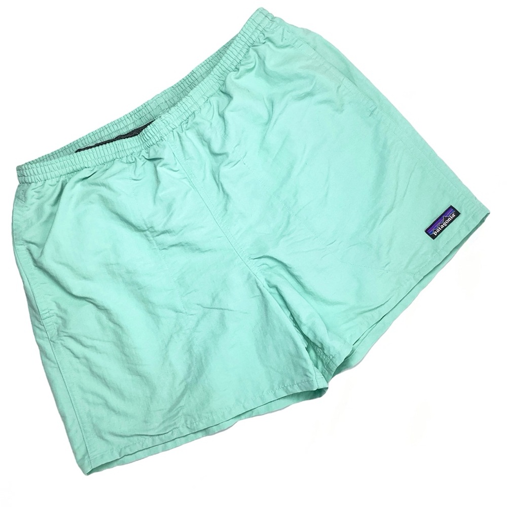 Patagonia Mint Green Drawstring Swim Trunks Size Large